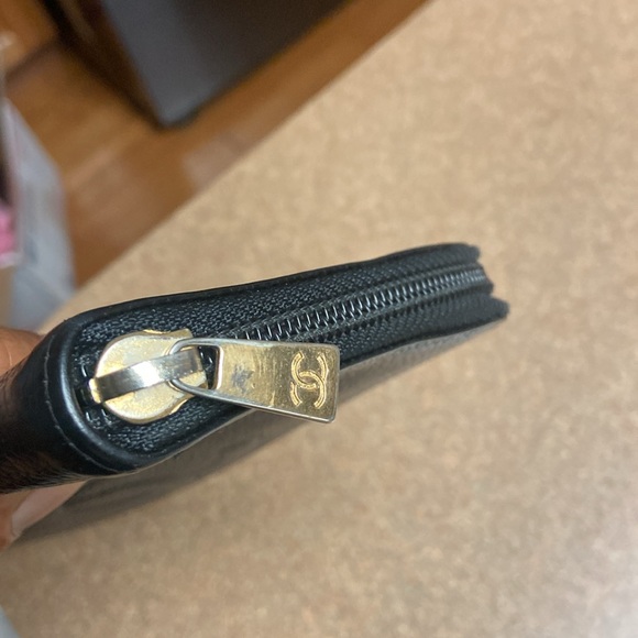 Chanel Caviar Zip Around Wallet - Picture 5 of 13